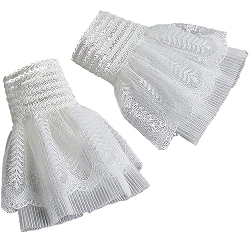 SUZALA Abnehmbare Handgelenk Manschette Fake Hand Ärmel für Bluse Frauen Handgelenk Manschetten, Hand Ärmel für Lady Bluse Pullover Kleider von SUZALA