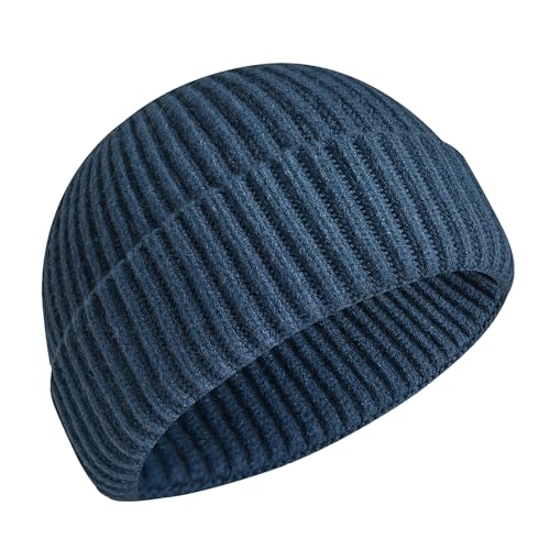 SUZALA Winter Beanie Hat für Damen Herren, Unisex Fischermütze Dockermütze Rollmütze Winter Hut Baseballkappe von SUZALA