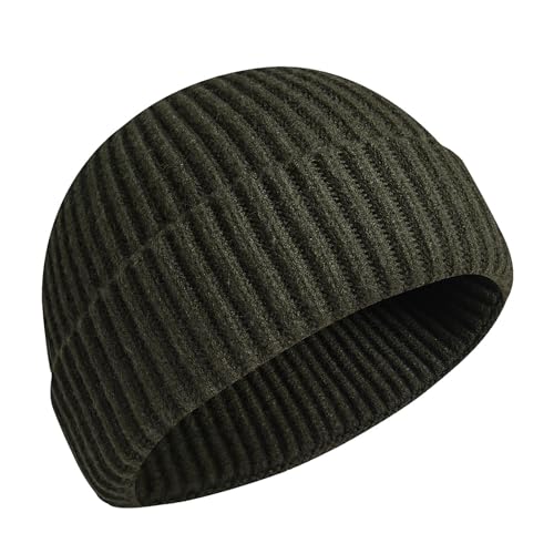 Slouch Beanie Strickmütze, Unisex Wintermütze Herren Damen, Warme Roll Up Winter Mütze von SUZALA