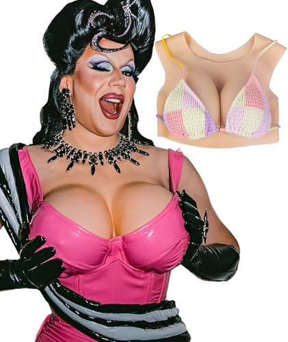 SVBEEFAR Silikon Brustplatte C-G Cup Hohe Elastizität Runder Kragen Falsche Brüste Für Drag Queen Crossdresser Transgender SVBEEFAR Silikon Brustplatte C-G Cup Hohe Elastizität Runder Kragen Falsche Brüste Für Drag Queen Crossdresser Transgender von SVBEEFAR