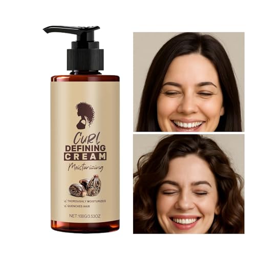 SVCEQZE Creme für welliges Haar,100ml Lotion für Welliges Haar,Langhaltig Pflegende Lotion Für Frauen Mädchen Haarpflege Morgens Abends | Tägliche Anwendung morgens abends von SVCEQZE