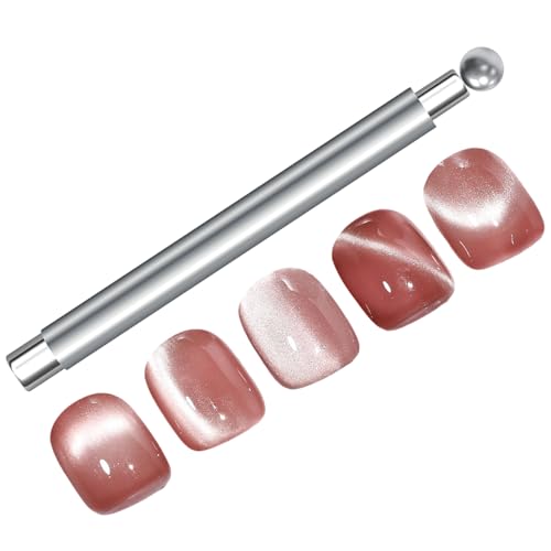 SVCEQZE Nagelmagnet - Doppelseitiger Katzenaugen Nagelmagnet,Ergonomischer Griff Multifunktions Beauty Werkzeug Für Frauen Erwachsene Jugendliche von SVCEQZE