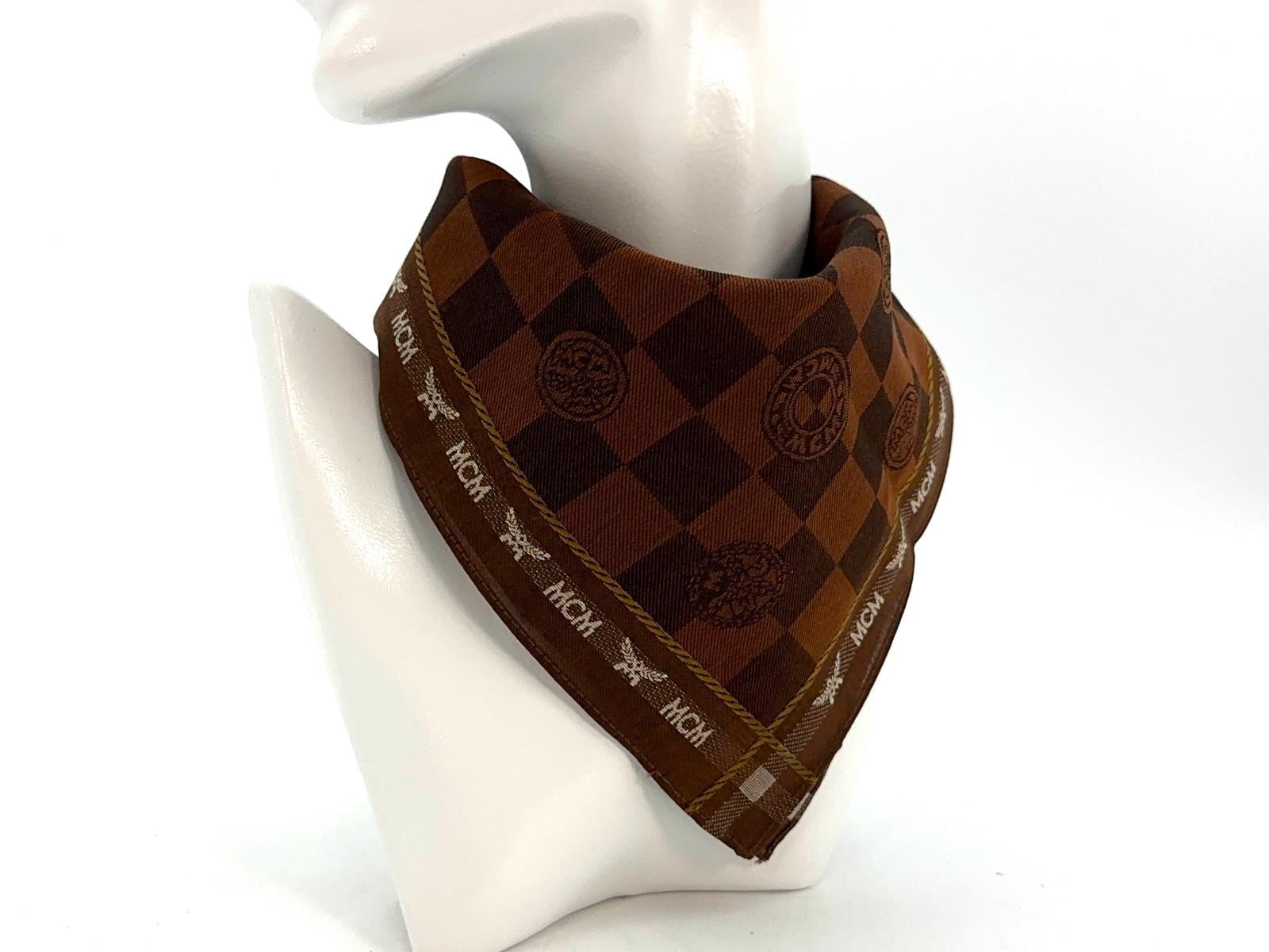 Mcm Vintage Tuch/Bandana Braun Logoprint Accessoire Mcm Vintage Tuch/Bandana Braun Logoprint Accessoire von SVELUXE