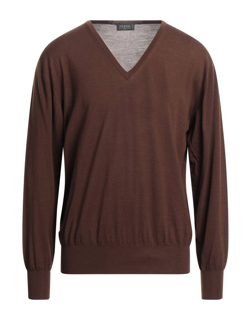 SVEVO Pullover Herren Dunkelbraun von SVEVO