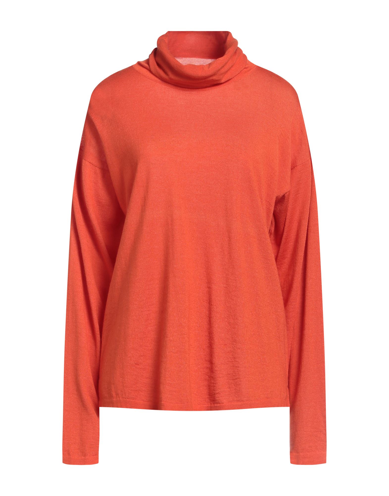 SVEVO Rollkragenpullover Damen Orange von SVEVO