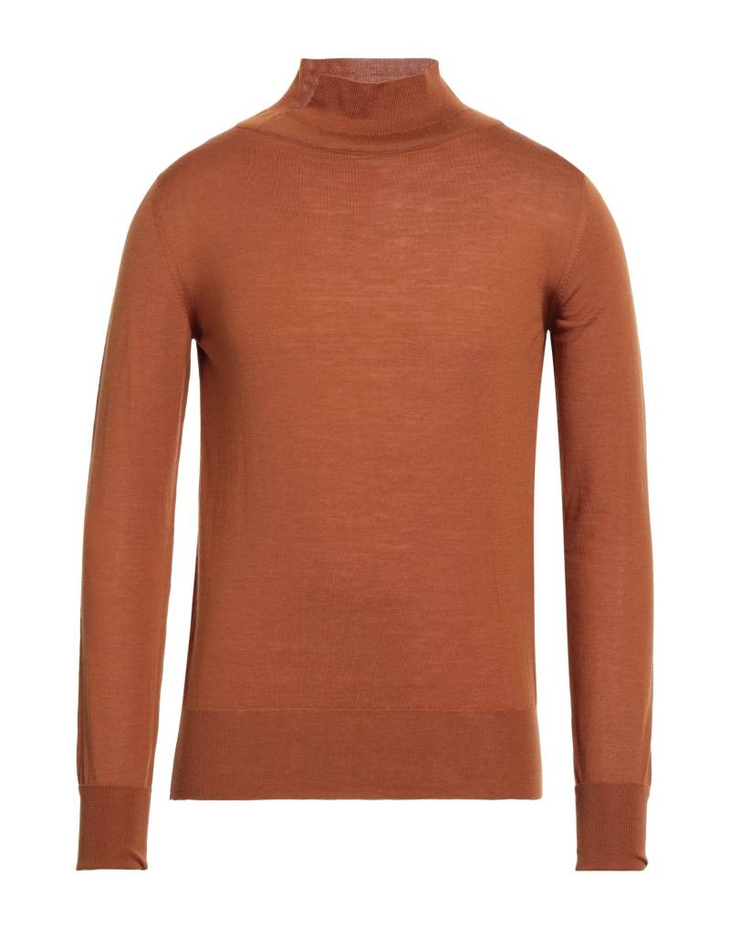 SVEVO Rollkragenpullover Herren Lederfarben von SVEVO