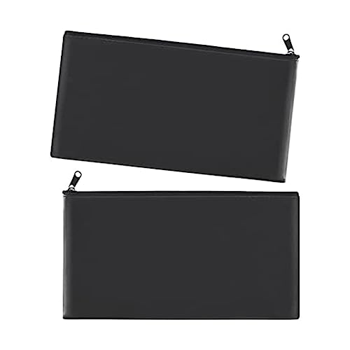 SVRITE Geldtaschen mit ReißVerschluss für Bargeld, Geldtasche, Geldtasche, Geldtasche, Banktasche, 27,9 X 15,5 cm, 2 StüCk von SVRITE