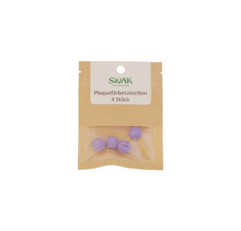 SWAK Zahnbürste Plaque-Färbetabletten 4 Stk. von SWAK