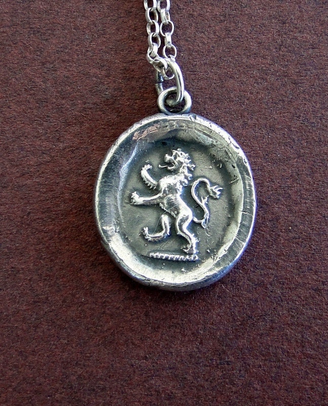 Valiant, Antiker Wachs Brief Siegel, Sterling Silber, Löwe Emblem Des Mutes Valiant, Antiker Wachs Brief Siegel, Sterling Silber, Löwe Emblem Des Mutes von SWALKDESIGNS