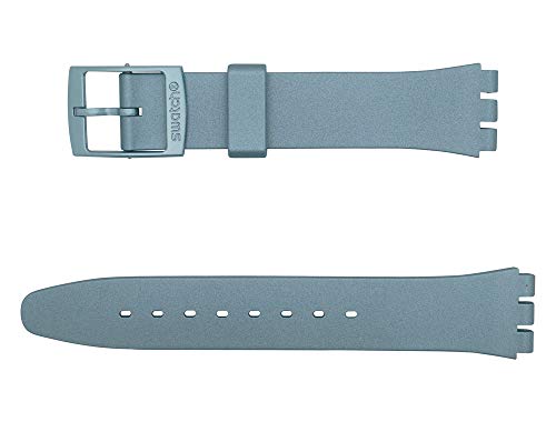 SWATCH AGL401 Uhrenarmband, blau, streifen von SWATCH