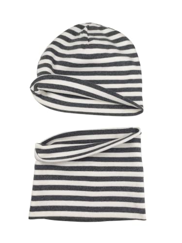 SWAUSWAUK Beanie Mütze Kinder Jungen Baby 0–6 Jahre - Mütze Schal Set Junge für Herbst Winter Frühling von SWAUSWAUK