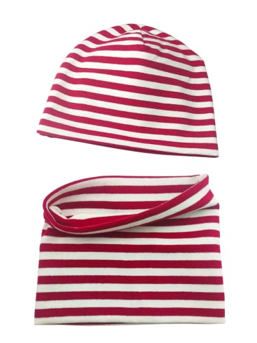 SWAUSWAUK Beanie Mütze Mädchen Kinder Baby 0–6 Jahre - Mütze Schal Set Mädchen für Herbst Winter Frühling von SWAUSWAUK