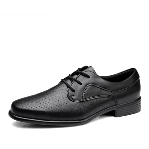 SWDZM Herren Praxis Ballroom Dance Schuhe Wildleder Sohle Lace-Up Salsa Professional Dancing Schuhe,Schwarz,EU 37.5 von SWDZM