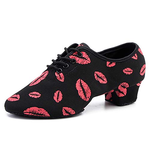 SWDZM Tanzschuhe Damen Latein Schnüren Geschlossene Salsa Tango Moderne Jazz Ballsaal Leistung Schuhe Trainingsschuhe,701HC,Ferse-3.5cm,Schwarz,40EU SWDZM Tanzschuhe Damen Latein Schnüren Geschlossene Salsa Tango Moderne Jazz Ballsaal Leistung Schuhe Trainingsschuhe,701HC,Ferse-3.5cm,Schwarz,40EU von SWDZM