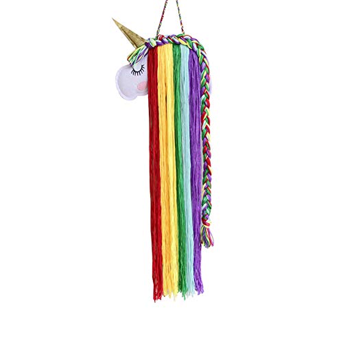 Mädchen Einhorn Haarspangen Aufbewahrung Halter, Haarschmuck Haarclips Haarbögen Haarreife Organizer, Kinder Zimmer Wanddeko Stirnband Halter (Stil 5) von SWECOMZE