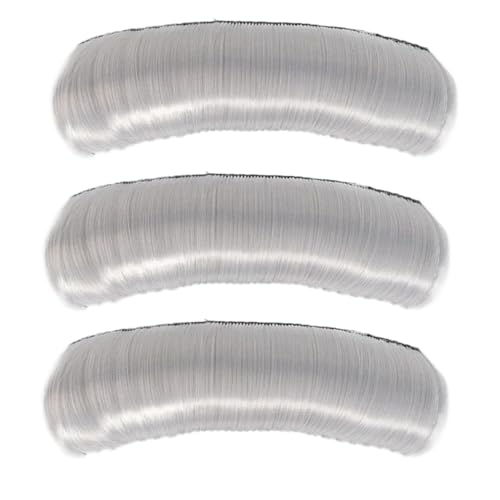 Haarbeule Einsetzen unsichtbarer flauschiger Haarpolster Natural aussehender Volumen Haare Blätter flauschiger Haarstyling Haar Beule für Volumen Haarzubehör für Frauen 3pcs, Grau von SWEETBIUTI