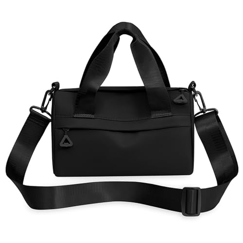 Turnbeutel im Fitnessstudio Mini-Turntasche mit wasserdichtem Fitnessstudio mit Schulter mit verstellbarem Riemen mit leichtem Reißverschluss Leichtes Fitnessstudio Zubehör für Frauen und Männer 9,5 x von SWEETBIUTI