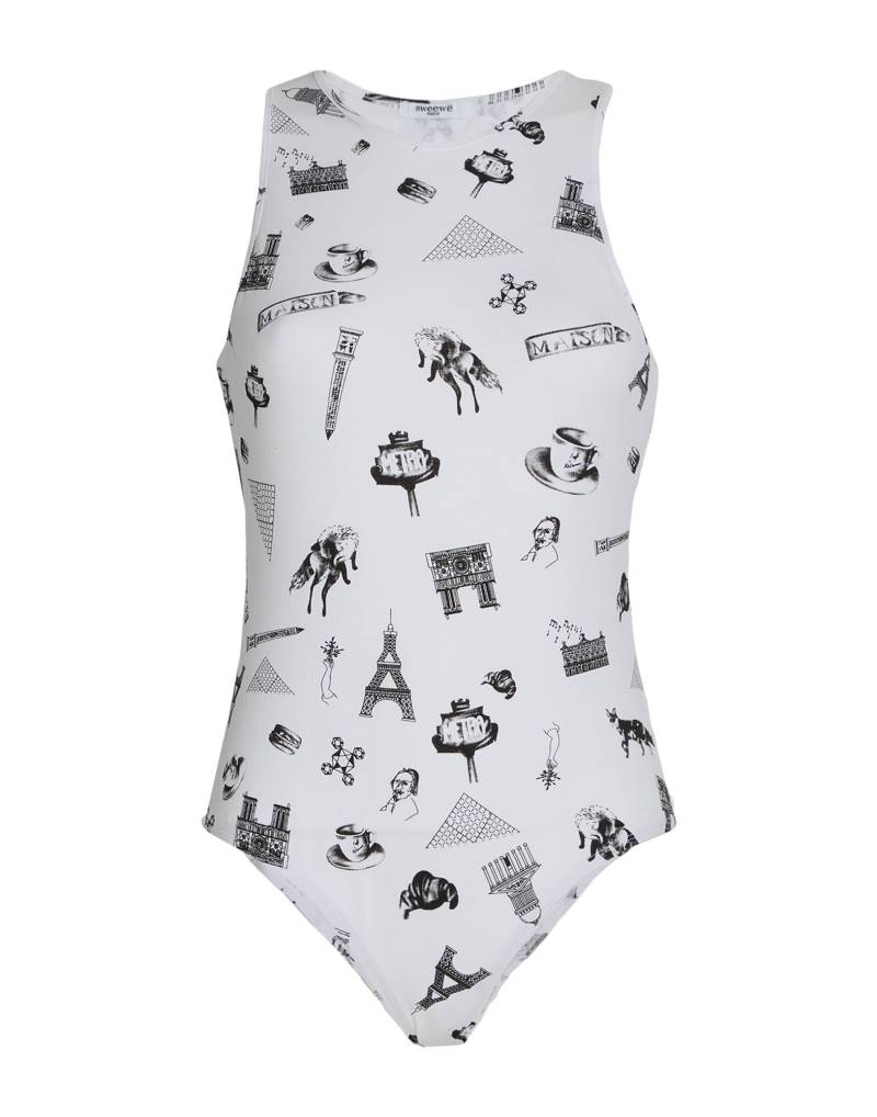 SWEEWË Bodysuit Damen Weiß von SWEEWË