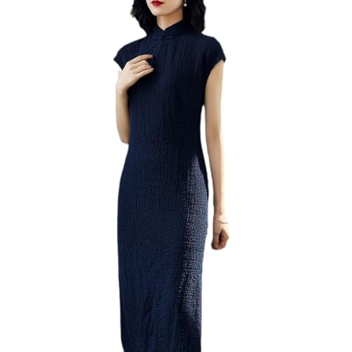 Chinesisches Kleid Für Damen – Sommer, Traditionelles Chinesisches Cheongsam, Damen Und Mädchen, Baumwolle, Leinen, Retro-Kleid, Qipao, Figurbetont, Sexy Kurze Vintage-Kleider, Stil A, 4XL Chinesisches Kleid Für Damen – Sommer, Traditionelles Chinesisches Cheongsam, Damen Und Mädchen, Baumwolle, Leinen, Retro-Kleid, Qipao, Figurbetont, Sexy Kurze Vintage-Kleider, Stil A, 4XL von SWEPER