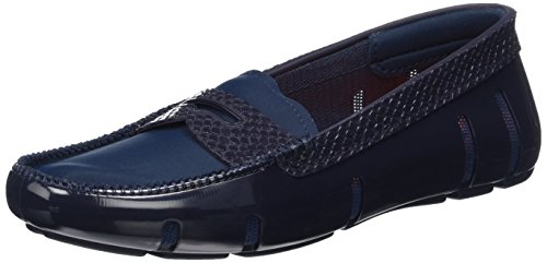 SWIMS Damen Penny Loafer Mokassin, Blau (Navy Python 340), 39 von SWIMS