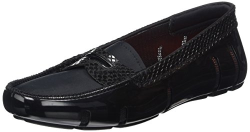 SWIMS Damen Penny Loafer Mokassin, Schwarz (Black Python 339) von SWIMS