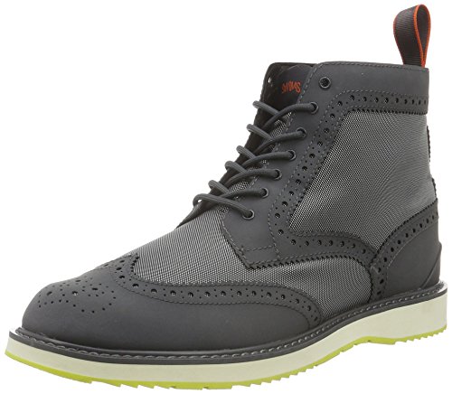 SWIMS Herren Barry Brogue High Desert Boots, Grau (Gray Lemon 411) von SWIMS