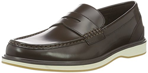 SWIMS Herren Barry Penny Classic Slipper, Braun (Brown White 025), 41 von SWIMS