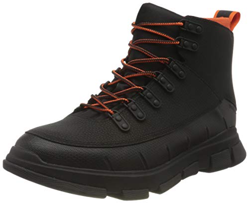 SWIMS Herren City Hiker II Stiefelette, Black/Orange, 44 EU von SWIMS