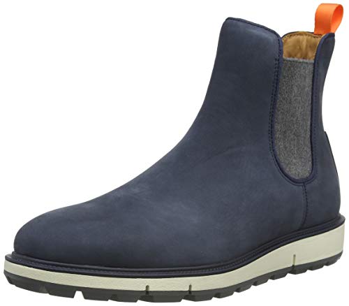 SWIMS Herren Motion Lugsole Chelsea-Stiefel, Navy/Orange/Gray, 44.5 EU von SWIMS