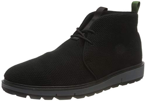 SWIMS Herren Motion Wool Knit Chukka-Stiefel, Black/Pasture Green/Gray, 45 EU von SWIMS