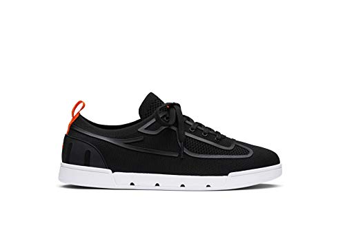 SWIMS Herren The Breeze Flex Tennis Sneaker, Black, 46 EU von SWIMS