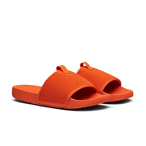 SWIMS Slides Sandalen für Herren und Damen, Cabana Slide Duschhausschuhe, athletische Flipflops für Outdoor Pool, Swims Orange, 42 EU von SWIMS