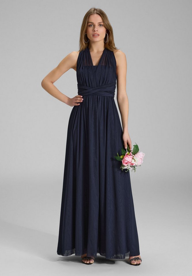 SWING Abendkleid Figurbetonte Passform mit fließendem Rockteil von SWING