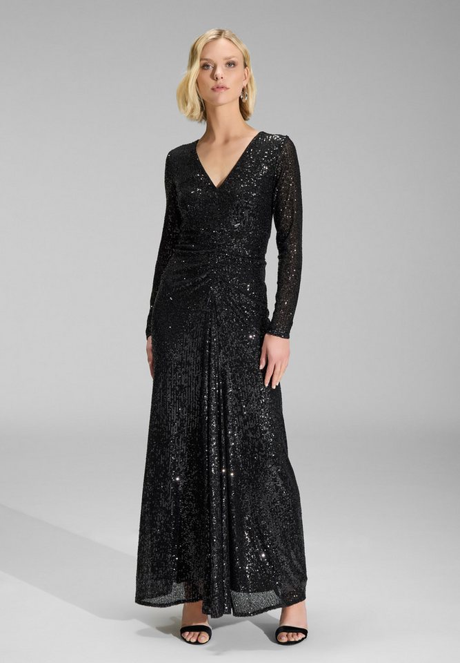 SWING Abendkleid Figurbetonte Passform mit fließendem Rockteil von SWING