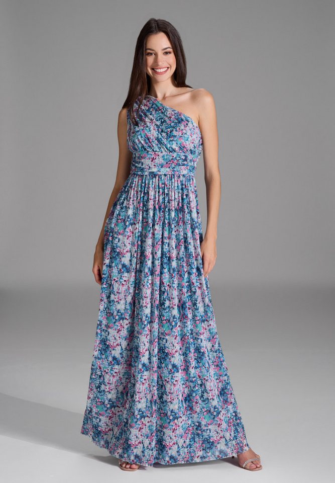 SWING Abendkleid Taillierter Schnitt mit ausgestelltem Rockteil von SWING