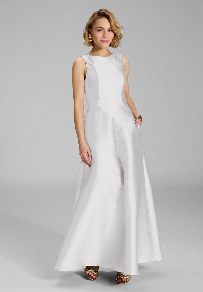 SWING Abendkleid - Robenartiges Abendkleid mit Eingrifftaschen Figurbetonte Passform in A-Linie von SWING