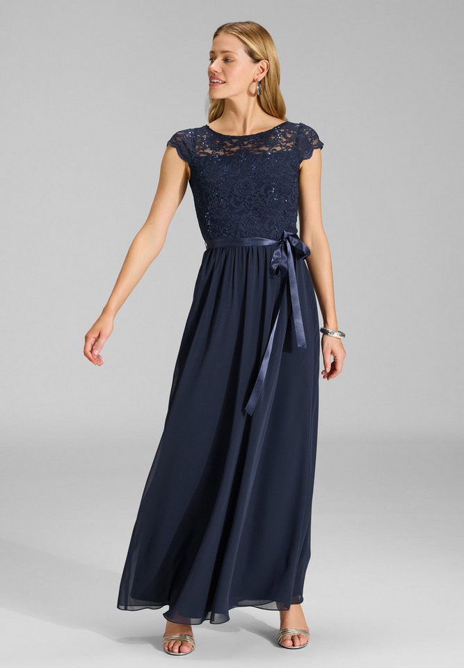 SWING Abendkleid Taillierte Passform mit ausgestelltem Rockteil von SWING