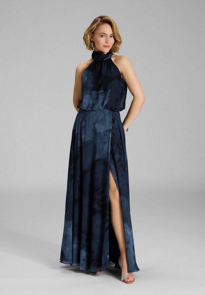 SWING Abendkleid Taillierter Schnitt mit fließendem Rockteil von SWING