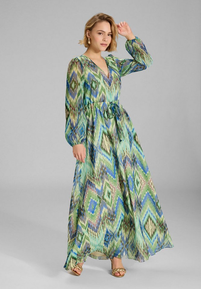 SWING Abendkleid Taillierter Schnitt mit fließendem Rockteil von SWING