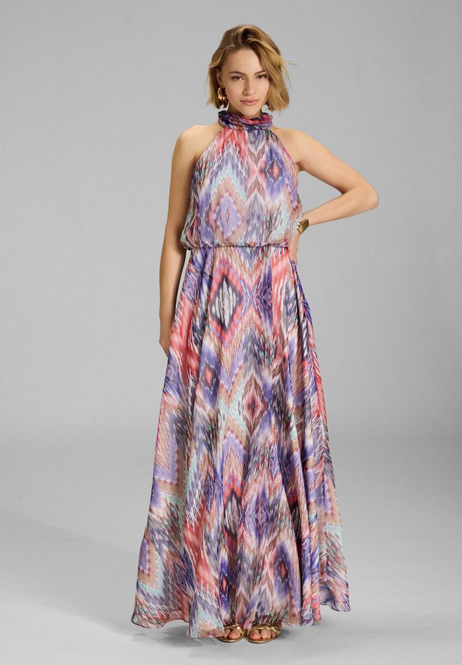 SWING Abendkleid Taillierter Schnitt mit fließendem Rockteil von SWING