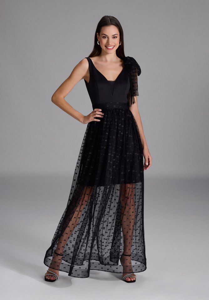 SWING Abendkleid - Transparentes Abendkleid aus Tüll A-Linie von SWING