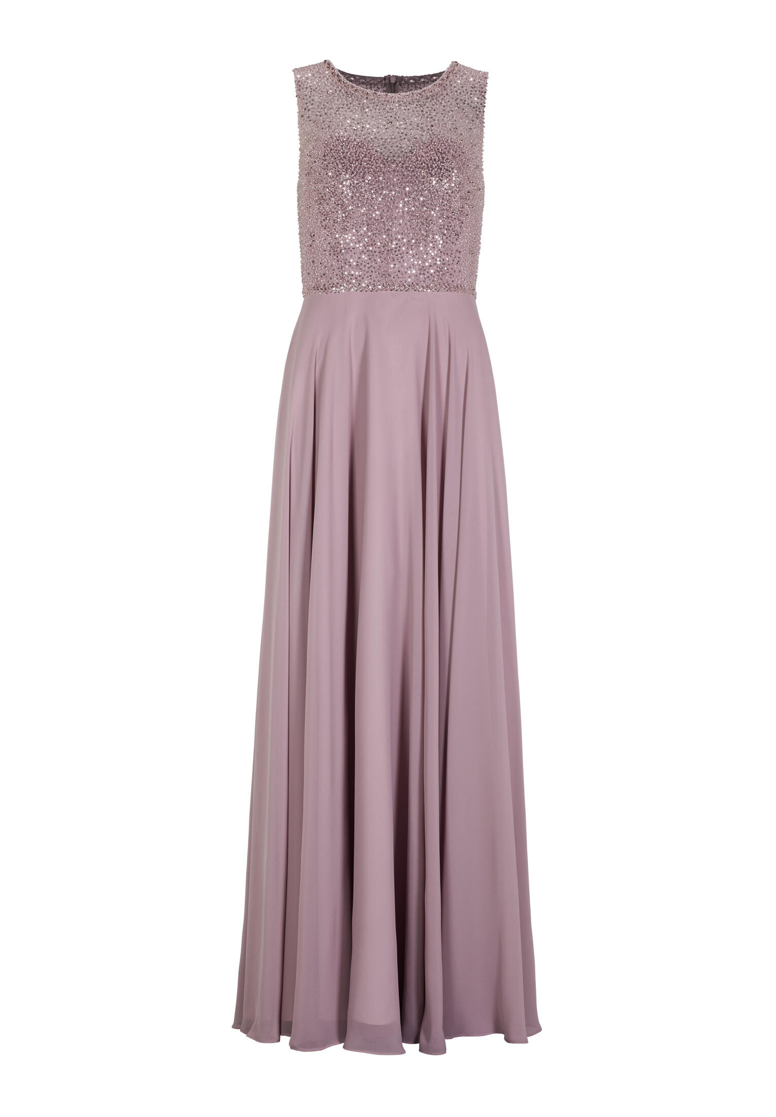SWING - Abendkleid aus Material-Mix fading lilac - Gr. - 40 von SWING