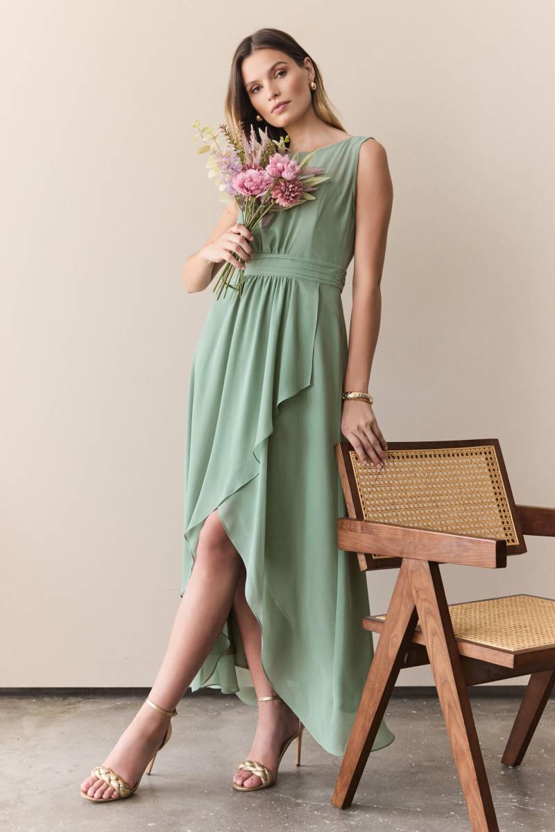 SWING - Abendkleid mit Vokuhila Rock navy - Gr. - 40 von SWING