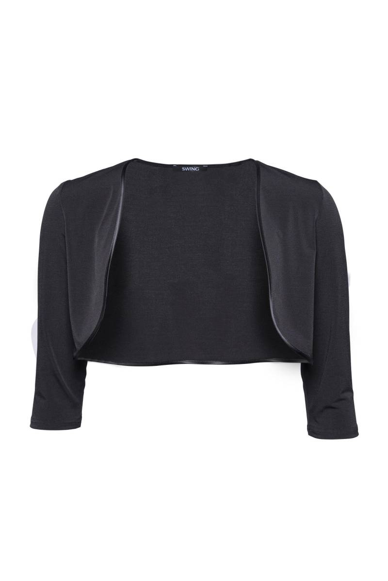 SWING - Bolero aus Jersey mit Dreiviertelärmeln black - Gr. - 42 von SWING
