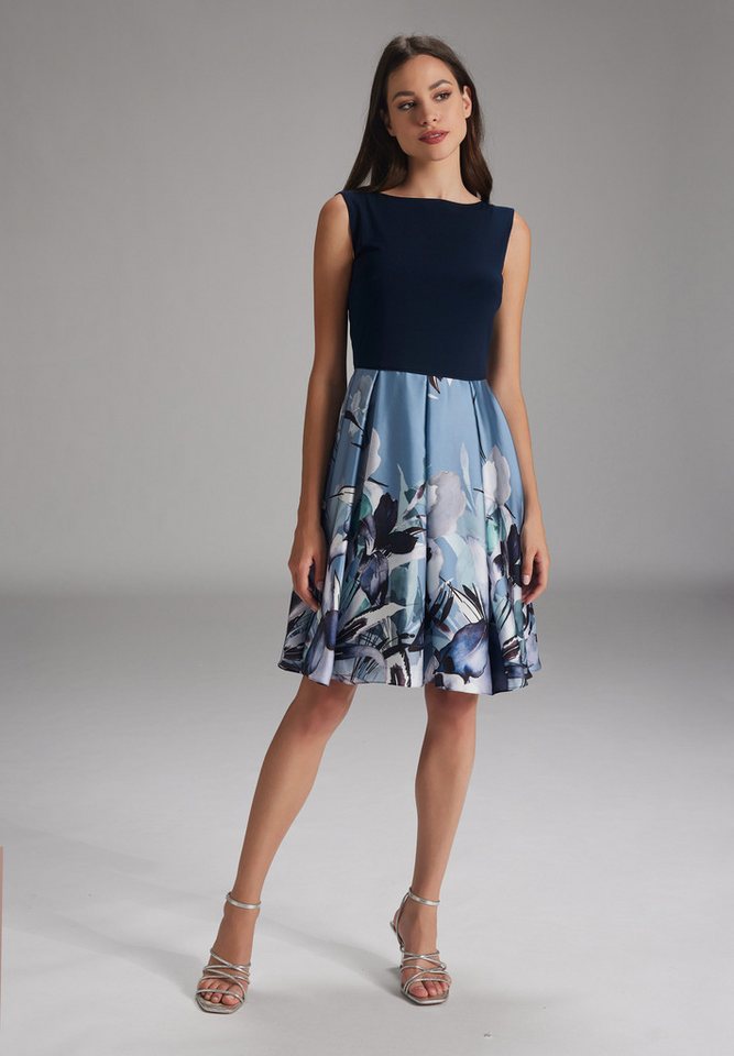 SWING Cocktailkleid - Cocktailkleid Taillierter Schnitt mit ausgestelltem Rockteil von SWING