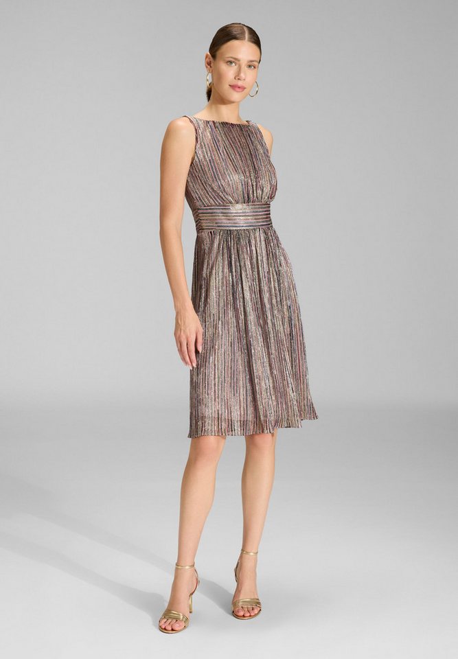 SWING Cocktailkleid - Cocktailkleid aus Plissee Taillierter Schnitt mit ausgestelltem Rockteil von SWING