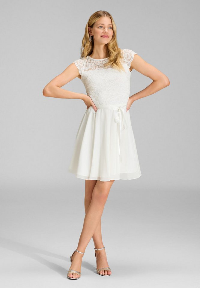 SWING Cocktailkleid Taillierte Passform mit ausgestelltem Rockteil von SWING