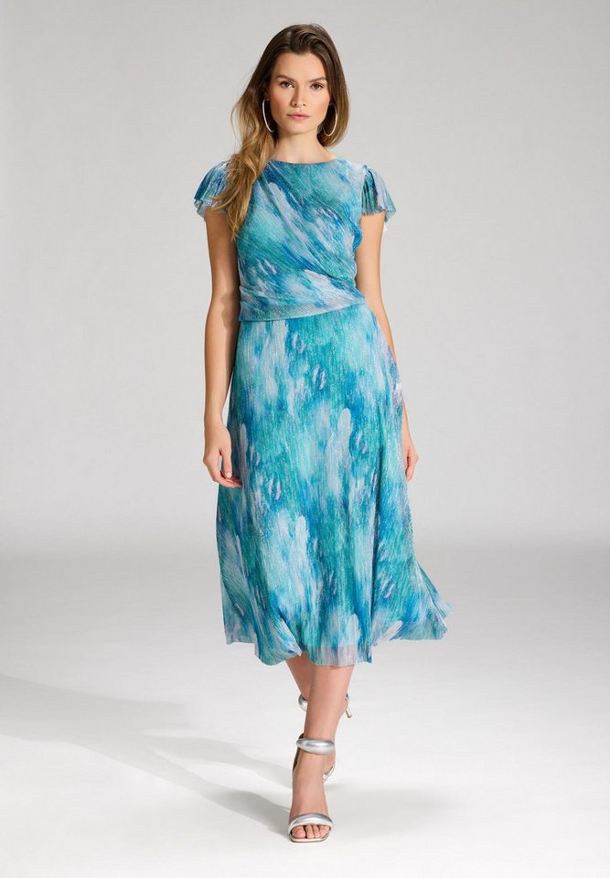 SWING Cocktailkleid Taillierter Schnitt mit ausgestelltem Rockteil von SWING