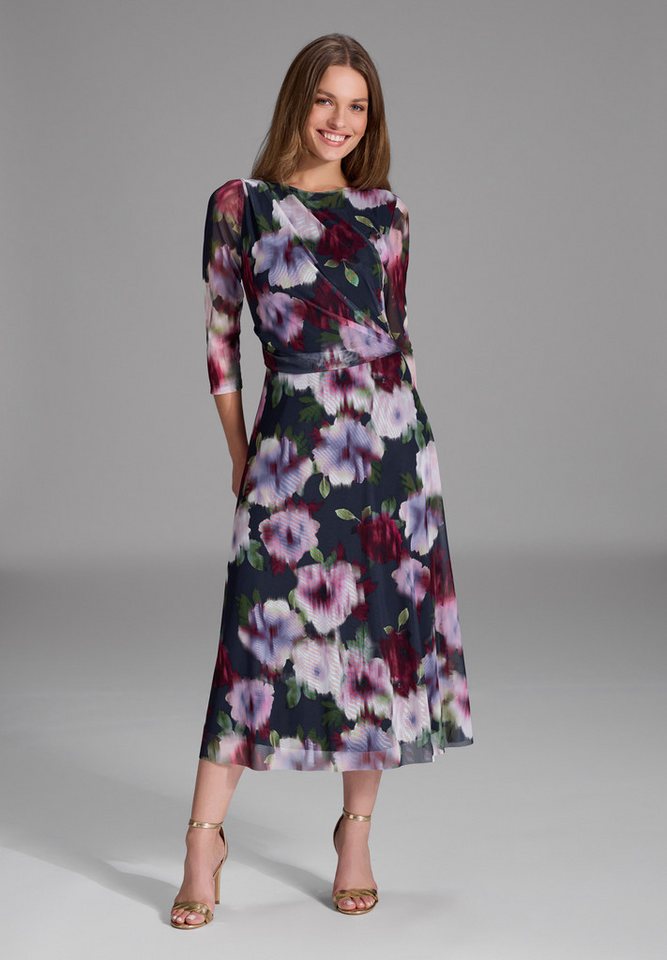 SWING Cocktailkleid Taillierter Schnitt mit ausgestelltem Rockteil von SWING