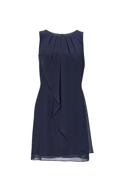 SWING - Cocktailkleid aus Chiffon navy - Gr. - 40 von SWING